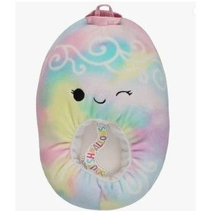 Squishmallow Odessa Ornament Tie Dye Kids Slippers, New